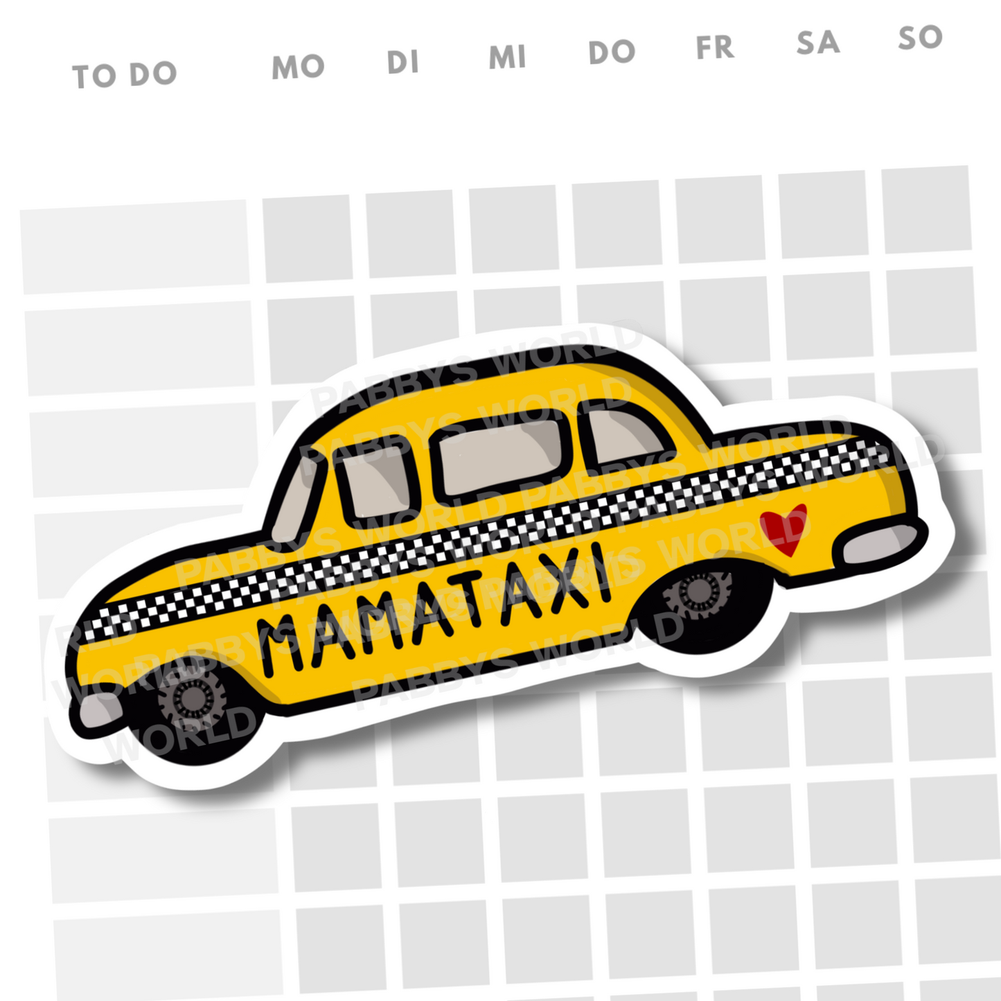 DieCutSticker MAMATAXI