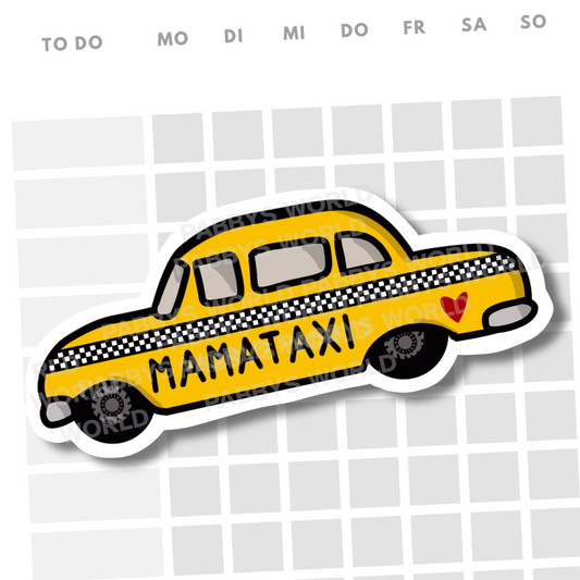 DieCutSticker MAMATAXI